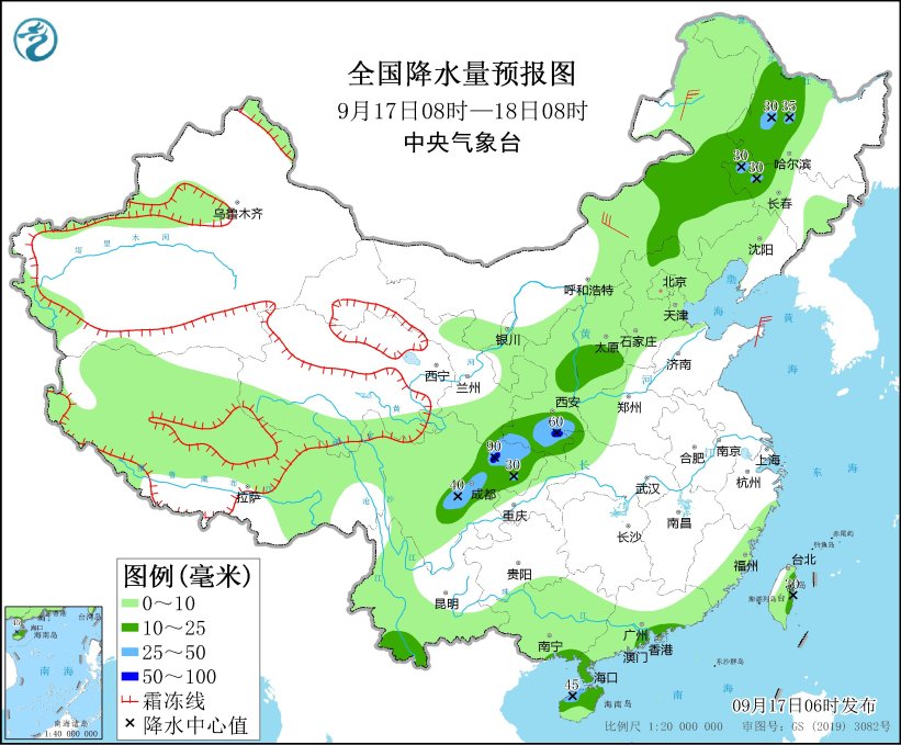 陕西四川盆地等地将有强降水 内蒙古等地将有强对流天气
